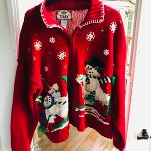 Women’s large Christmas sweater Tiara Int.